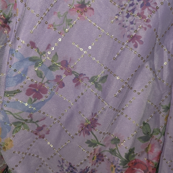 NWT JessaKae Gretel Dress - Size 1XL - Purple Lavender Floral Mini - Picture 5 of 9